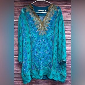 Soft Surroundings beaded top XL